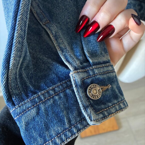 NWT Harley-Davidson Women's Bar & Shield Denim Jacket in Medium Indigo - Picture 4 of 12